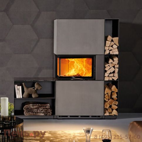 Каминная топка Austroflamm 63х40х42К угловая фото 6