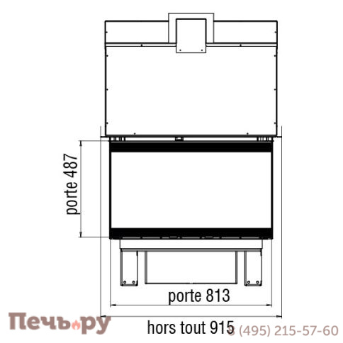 Каминная топка Axis XP01003V фото 6