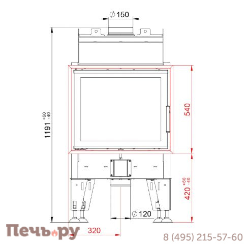 Каминная топка BeF Feel 6 фото 4