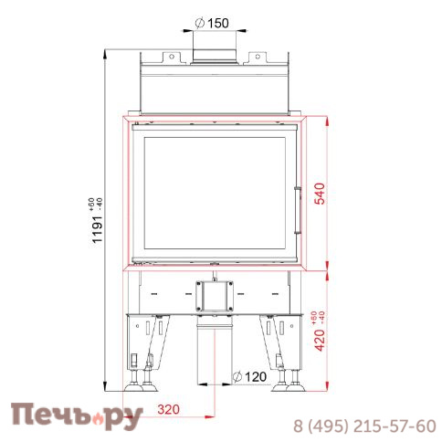 Каминная топка BeF Home Therm 6 фото 4