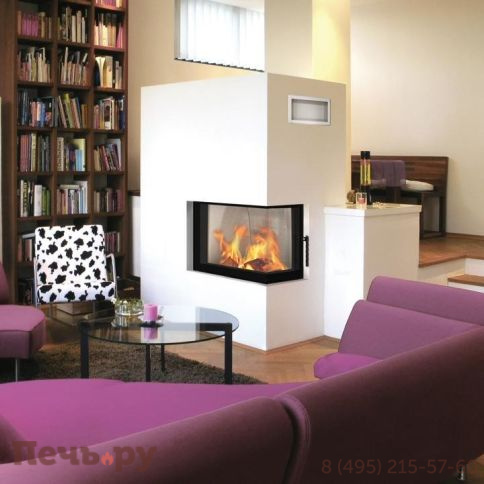 Каминная топка BeF Home Therm 6 угловая фото 4