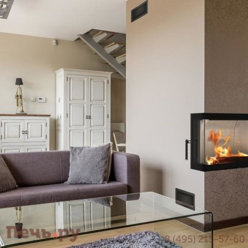 Каминная топка BeF Home Therm 7 угловая фото 4