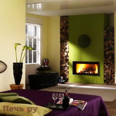 Каминная топка Brunner Architektur-Kamin 45/101 с подъемом фото 6