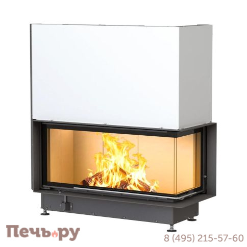 Каминная топка Brunner Architektur-Kamin Eck 45/101/40 с цельногнутым стеклом фото