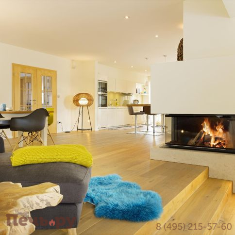 Каминная топка Brunner Architektur-Kamin Eck 53/121/50 фото 12