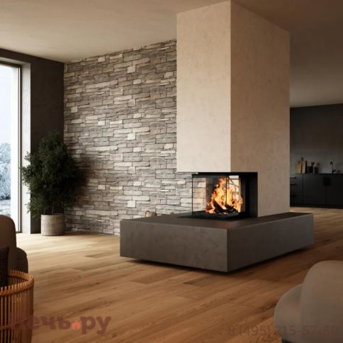 Каминная топка Brunner BKH Panorama 45/45/45/45 ST фото 4