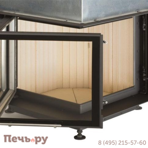 Каминная топка Brunner Eck-Kamin 42/42/42 без подъема (стекло - угловое) фото 7
