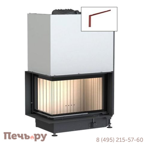 Каминная топка Brunner Eck-Kamin 45/67/44 с подъемом фото 7