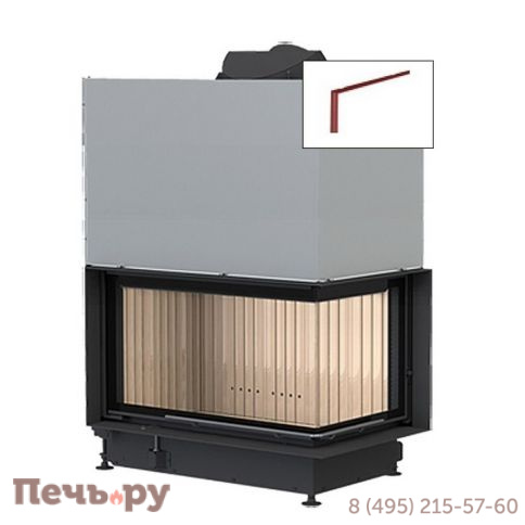 Каминная топка Brunner Eck-Kamin 45/82/48 с подъемом фото 12