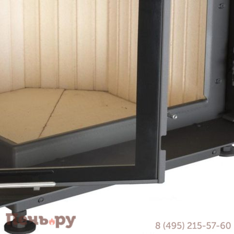 Каминная топка Brunner Eck-Kamin 57/52/52 с подъемом (стекло - угловое) фото 4