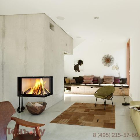 Каминная топка Brunner Eck-Kamin 57/82/48 с подъемом фото 6