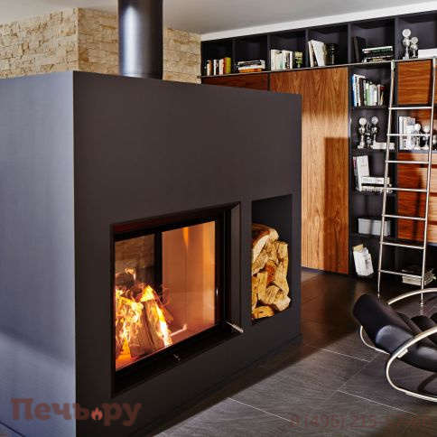 Каминная топка Brunner Stil-Kamin Tunnel 75/90 с подъемом/без подъема фото 9