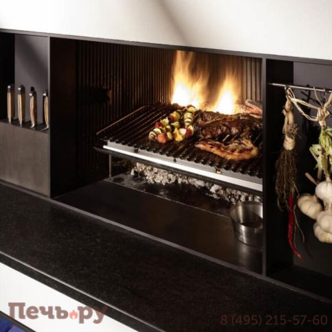 Каминная топка Brunner Urfeuer KuchenKamin кухонная открытая топка 50/66 фото 4