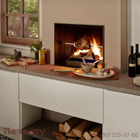 Каминная топка Brunner Urfeuer KuchenKamin кухонная открытая топка 50/66 фото 5