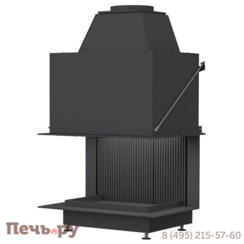 Каминная топка Brunner Urfeuer открытая панорамная топка 50/44/66/44 фото 6