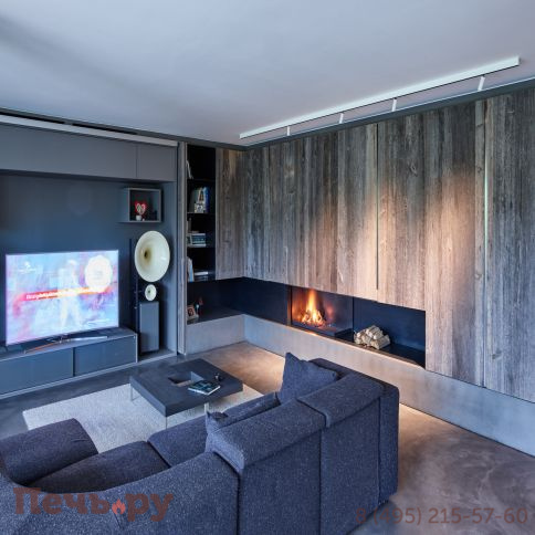 Каминная топка Brunner Urfeuer открытая угловая топка 50/88/44 L (угол слева) фото 5