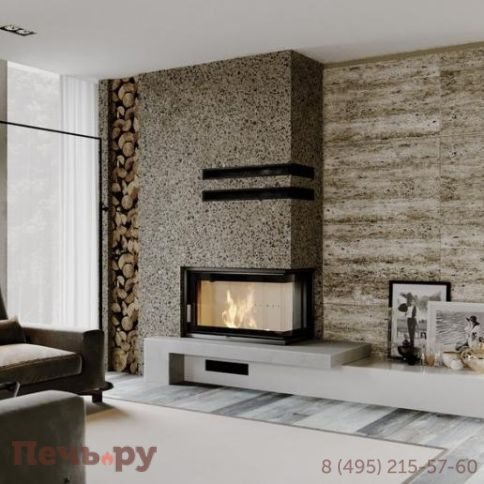 Каминная топка Defro Home Intra SM угловая, 10кВт, 737/535/482мм фото 4