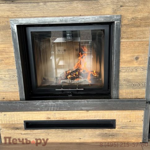 Каминная топка Defro Home Portal ME G, 12 кВт, 725/634мм, гильотина фото 4