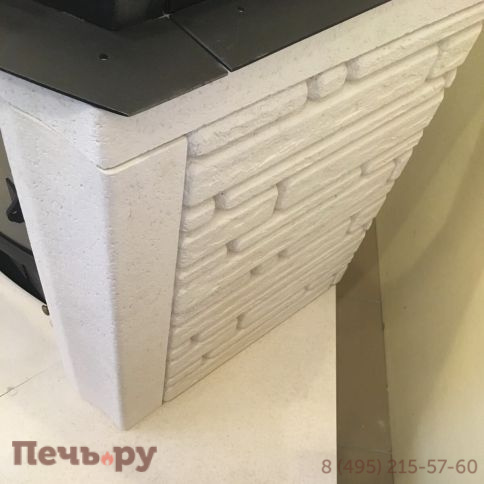Каминная топка Diffusion ОПАЛ (BAR), с изогнутым стеклом фото 5