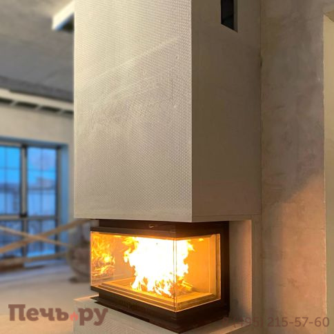 Каминная топка Echa Tech Font/700/LR 14 кВт, 738/X/451, трехстороннее стекло фото 6