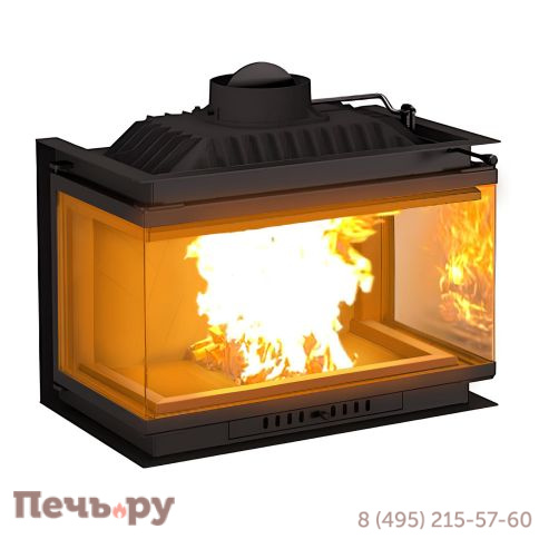 Каминная топка Echa Tech Font/700/LR 14 кВт, 738/X/451, трехстороннее стекло фото