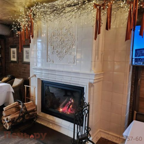 Каминная топка ЭкоКамин Альфа 1000 B подовая черный шамот фото 4