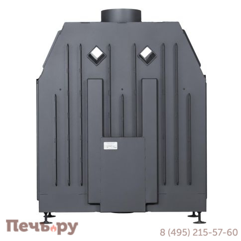 Каминная топка ЭкоКамин Альфа 1000 B подовая черный шамот фото 8