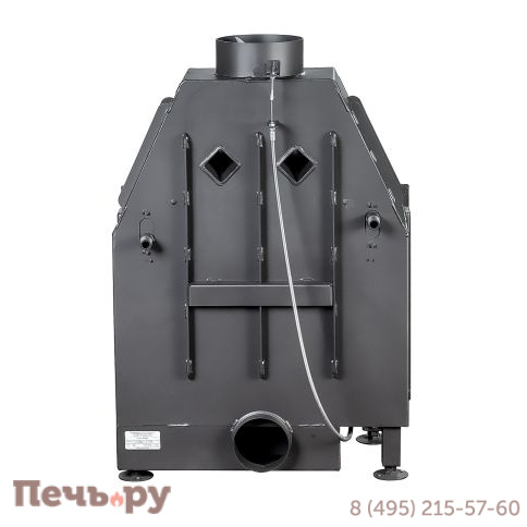 Каминная топка ЭкоКамин Альфа 700 (150мм) В с черным шамотом фото 7