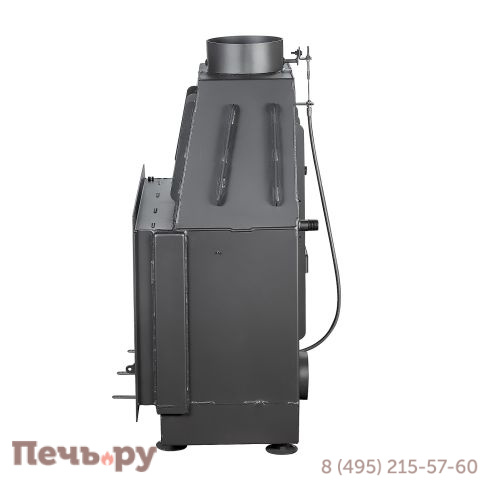 Каминная топка ЭкоКамин Альфа 700 (150мм) В с черным шамотом фото 9