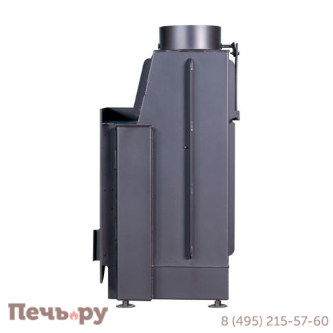 Каминная топка ЭкоКамин Альфа 700 2 стекла с черным шамотом фото 15