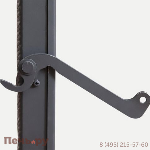 Каминная топка ЭкоКамин Альфа 700 2 стекла с черным шамотом фото 8