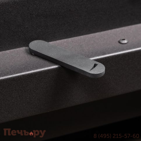 Каминная топка ЭкоКамин Альфа 700 три стекла подовая (черный шамот) фото 12