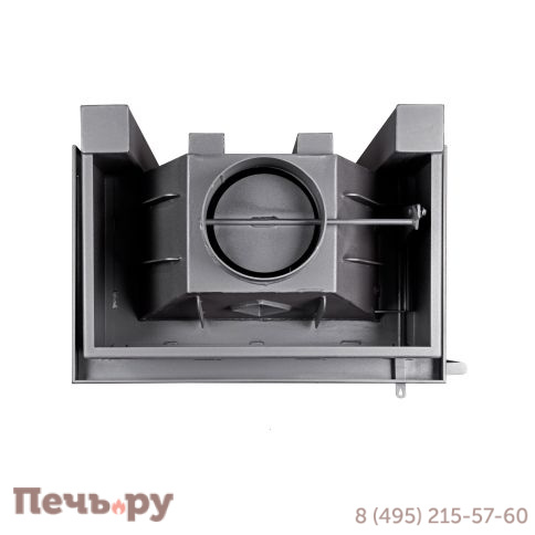 Каминная топка ЭкоКамин Альфа 700 три стекла подовая (черный шамот) фото 8