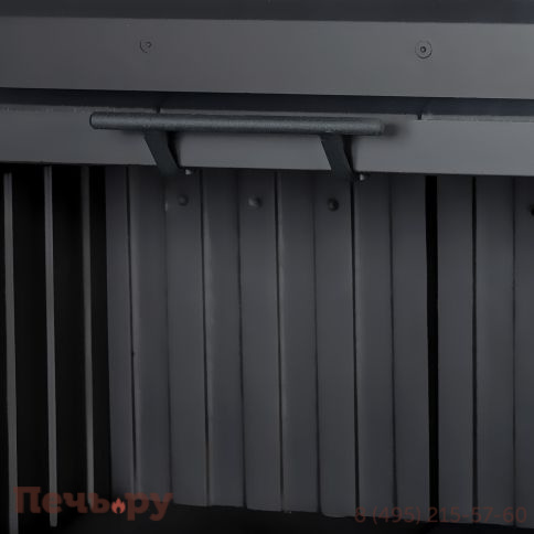 Каминная топка ЭкоКамин Альфа 700КВ (150 мм) с контргрузом черный шамот фото 10