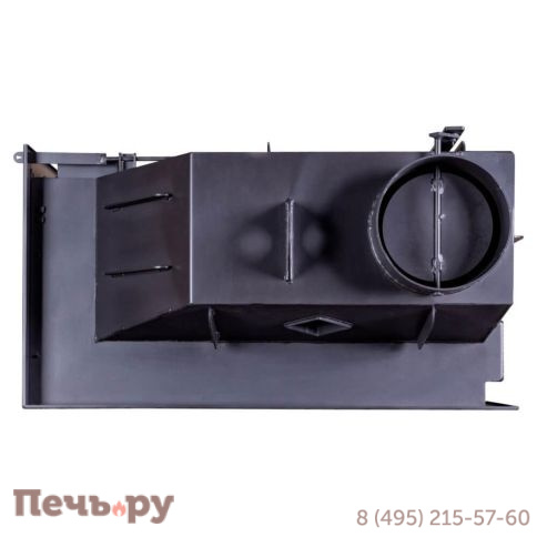 Каминная топка ЭкоКамин Альфа 800B L/R два стекла с черным шамотом фото 9
