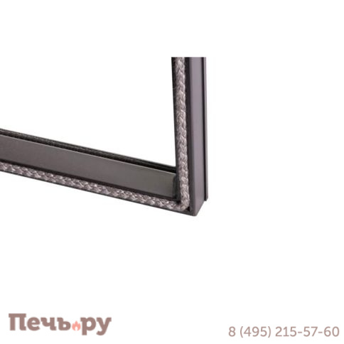 Каминная топка ЭкоКамин Альфа 800B L/R два стекла с черным шамотом фото 10