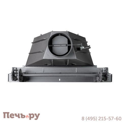 Каминная топка ЭкоКамин Альфа 800KB с контргрузом черный шамот фото 12