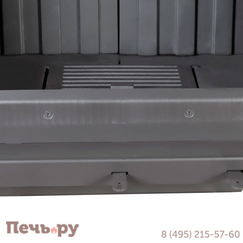 Каминная топка ЭкоКамин Альфа 800KB с контргрузом черный шамот фото 14
