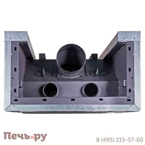 Каминная топка ЭкоКамин Дельта 1000 Р три стекла подовое горение принтинг фото 10