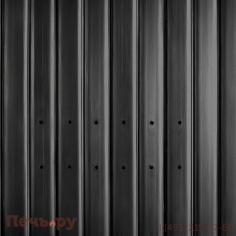 Каминная топка ЭкоКамин Дельта 1200х800х450 РB три стекла подовая, черный шамот фото 12