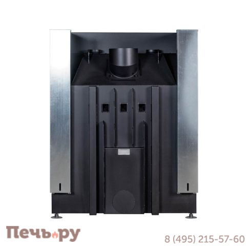 Каминная топка ЭкоКамин Дельта 1200 три стекла принтинг фото 8