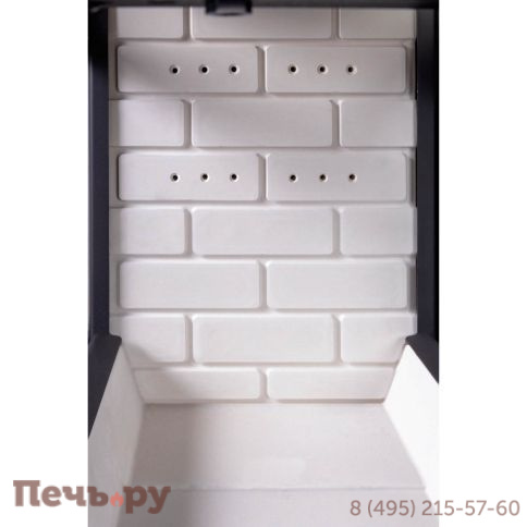 Каминная топка ЭкоКамин Дельта 700 P три стекла подовое горение принтинг фото 11