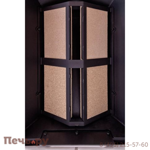 Каминная топка ЭкоКамин Дельта 700 P три стекла подовое горение принтинг фото 12