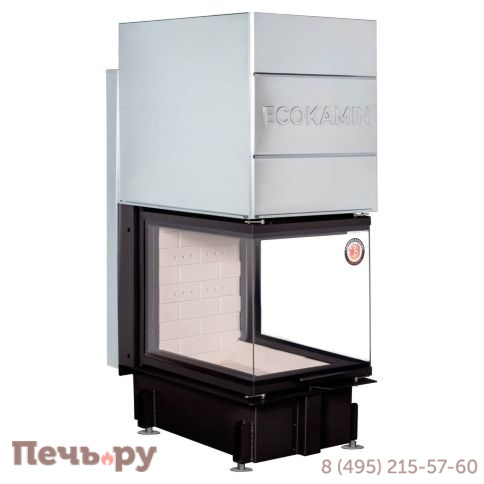 Каминная топка ЭкоКамин Дельта 700 P три стекла подовое горение принтинг фото 3