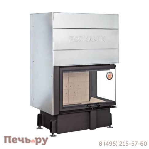 Каминная топка ЭкоКамин Дельта 800 два стекла принтинг фото 6