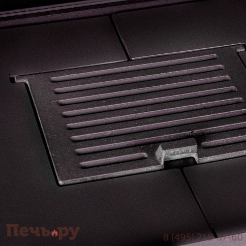 Каминная топка ЭкоКамин Вега 1000 TB туннельная черный шамот фото 8