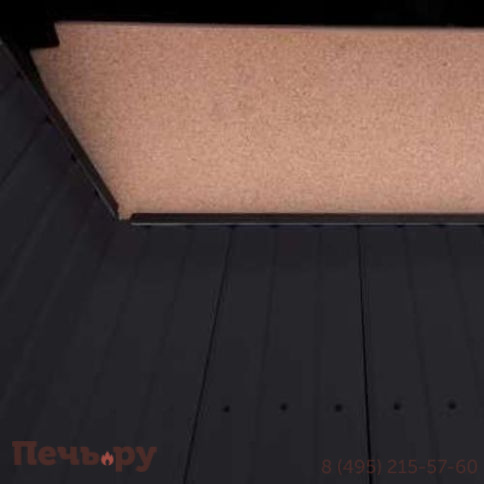 Каминная топка ЭкоКамин Вега 1000 TB туннельная черный шамот фото 9
