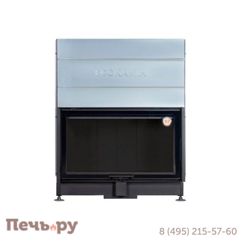 Каминная топка ЭкоКамин Вега 1200 B принтинг черный шамот фото 5