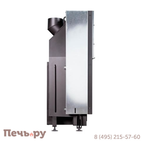 Каминная топка ЭкоКамин Вега 800 B принтинг черный шамот фото 7