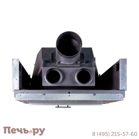 Каминная топка ЭкоКамин Вега 800 B принтинг черный шамот фото 10